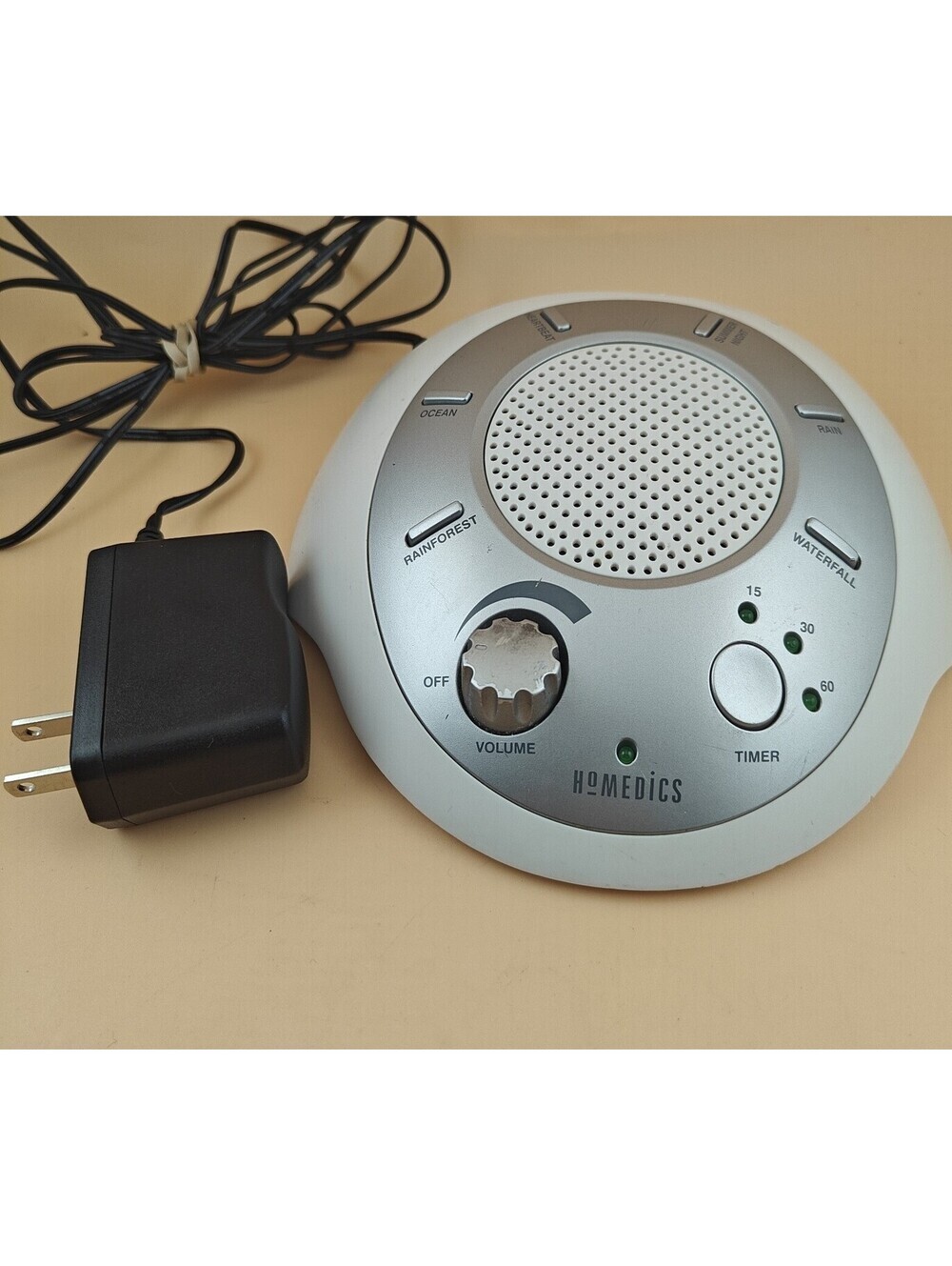 HoMedics SS-2000A Sound Machine Sleep Soother 6 Sounds White Noise
